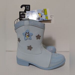 Bluey | Children Size 12 4-6 Years (Big Kid) Western Light Up Cowgirl Boots